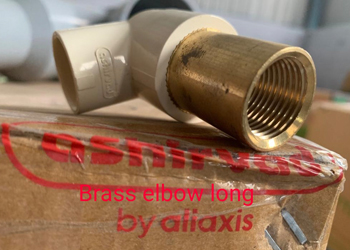 Brass Elbow Long